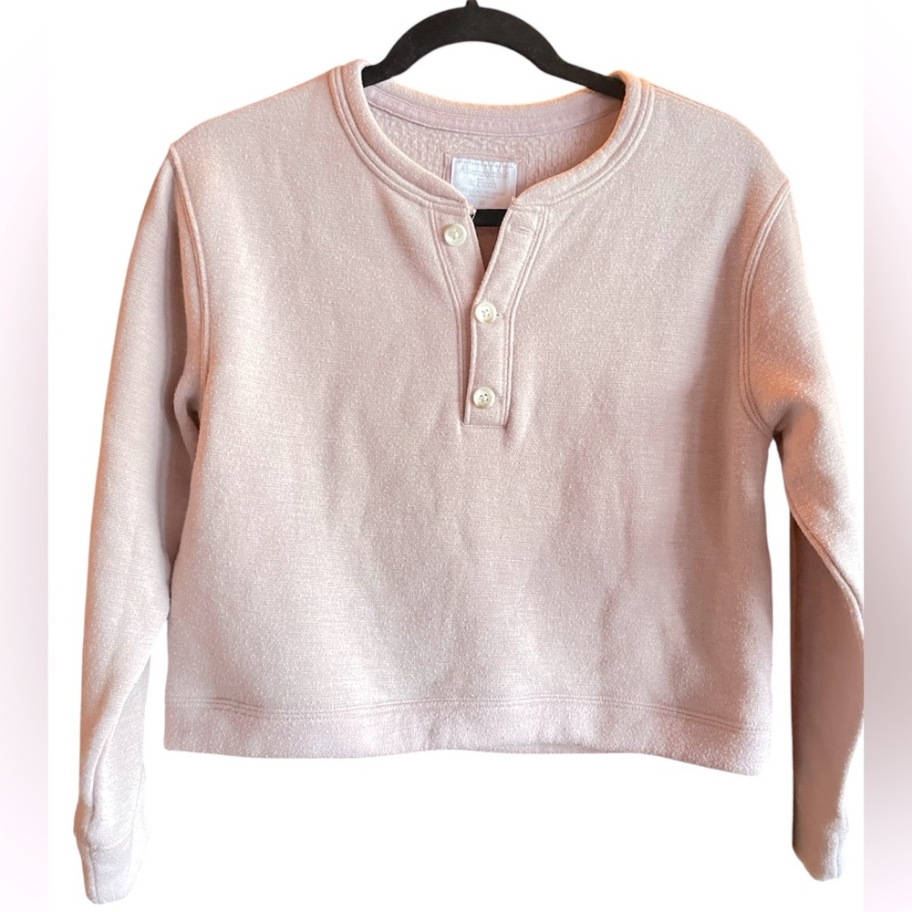 Abercrombie & Fitch Button-Up Sweatshirt